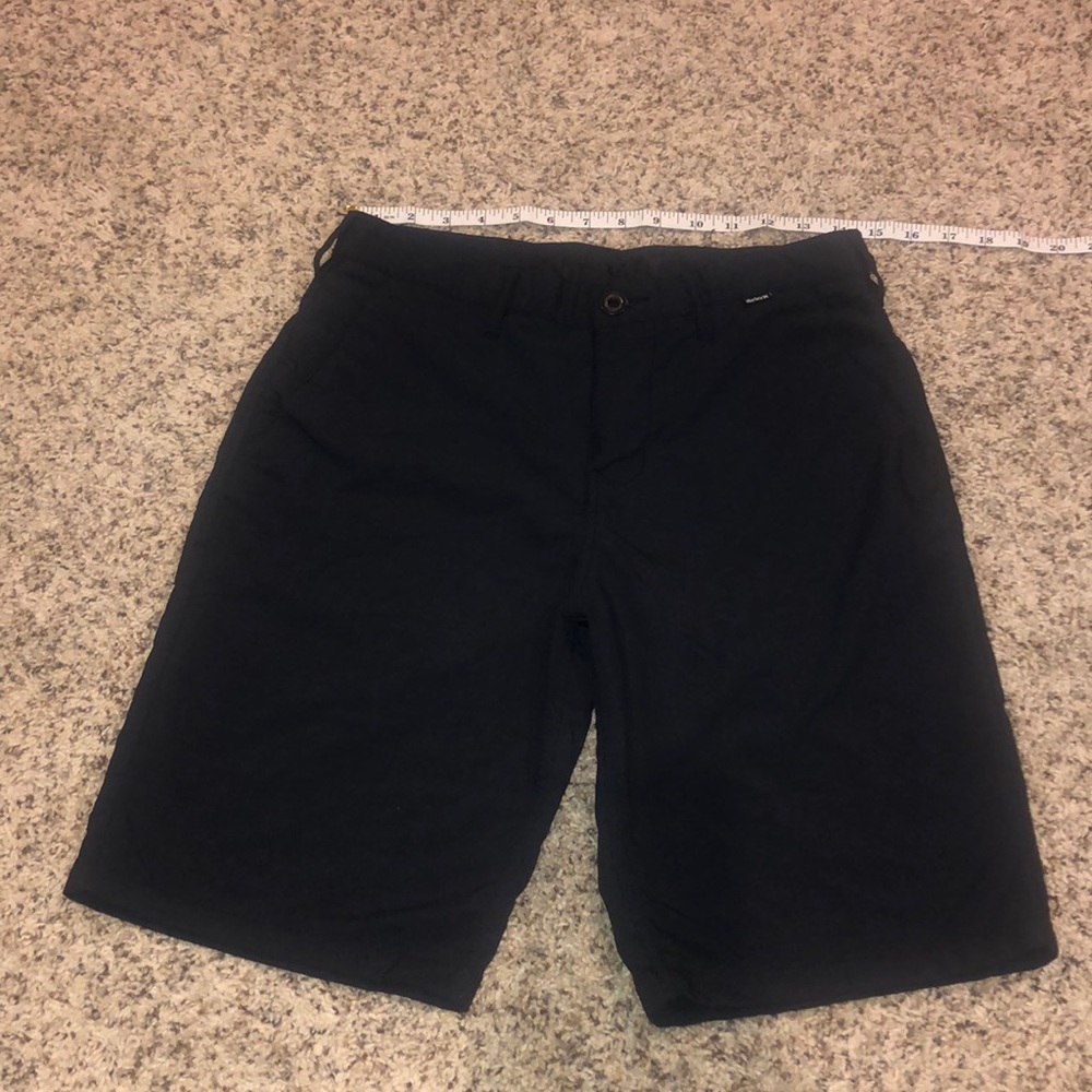 Hurley Nike Dri-fit black 19inch long chino shorts